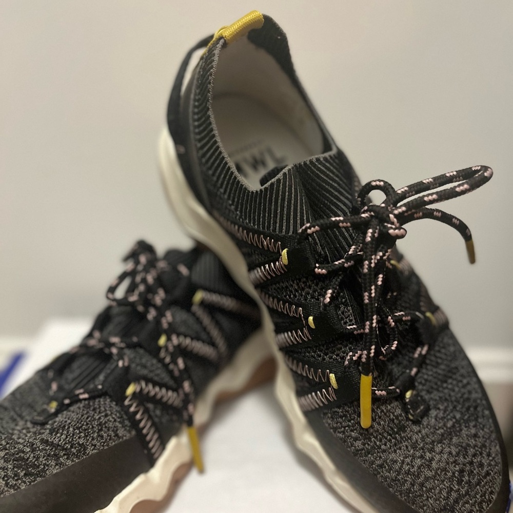 Madewell Black and Yellow Sneakers